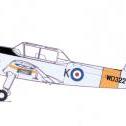 PJW122R- DHC-1 Chipmunk T.Mk10  RAF -Copyrighted Image