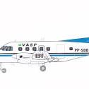 SL591R -EMB 110C Bandeirante -VASP - copyrighted Image
