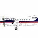 SL626R- Saab 340B in Colgan Air Livery. Copyrighted Image