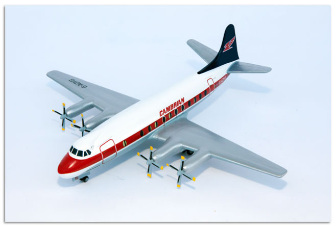CAMBRIAN AIRWAYS VICKERS VISCOUNT G-AMNZ 6 x 4 INCHES FRIDGE MAGNET 